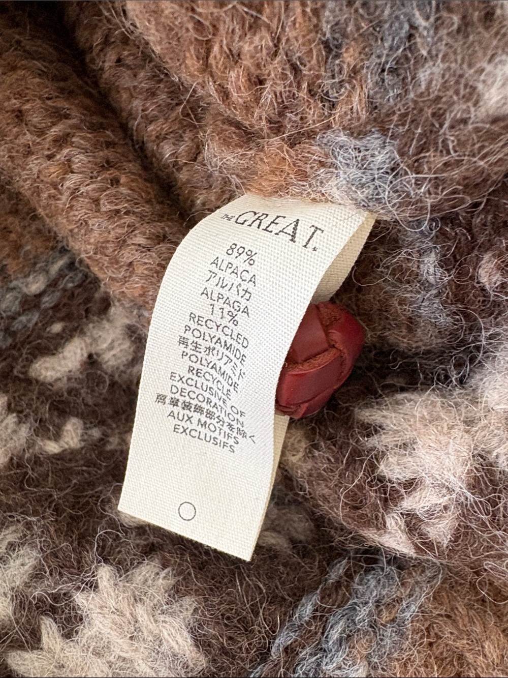 THE GREAT Nordic Scholar Cardigan - SOLD OUT - Picture 10 of 10